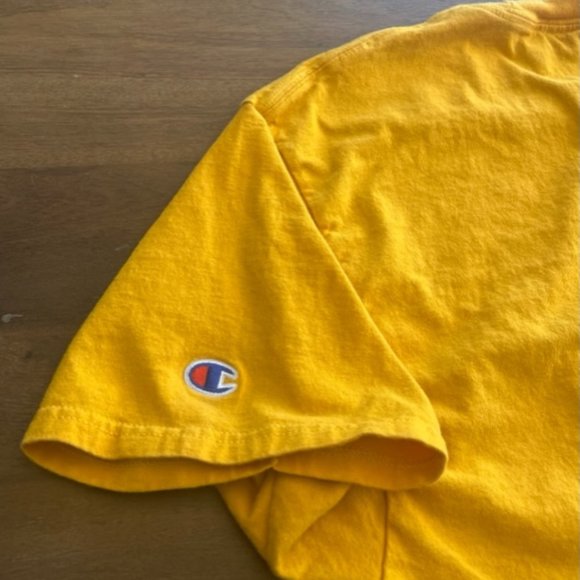 Champion Yellow Authentic Arizona State University T-Shirt Unisex Adult Size LG - Picture 5 of 5